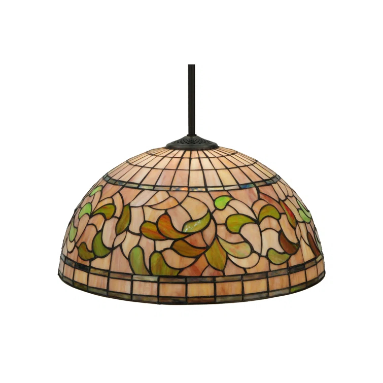 Meyda Tiffany & Stained Glass 1 - Light Mahogany Bronze Single Pendant
