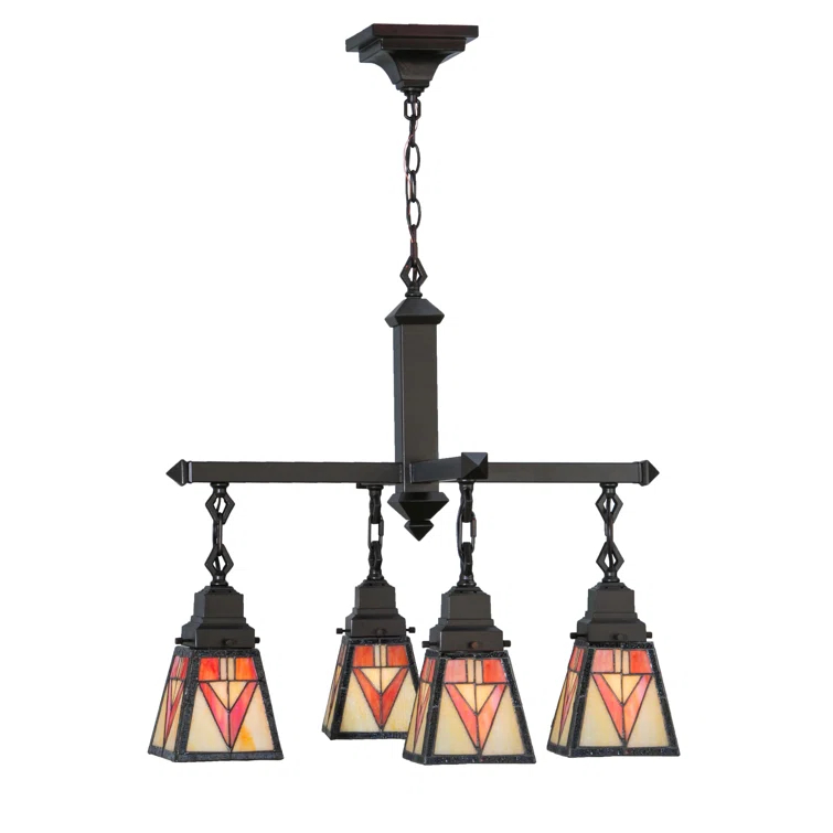 Meyda Tiffany & Stained Glass 4 - Light Classic / Traditional Chandelier