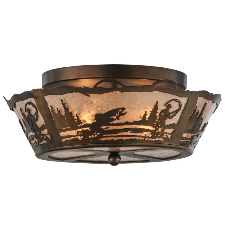Mica Semi Flush Mount