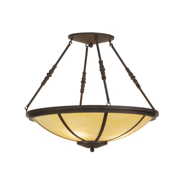 Meyda Lighting Commerce 4 - Light Cafe Noir Unique/Statement Pendant