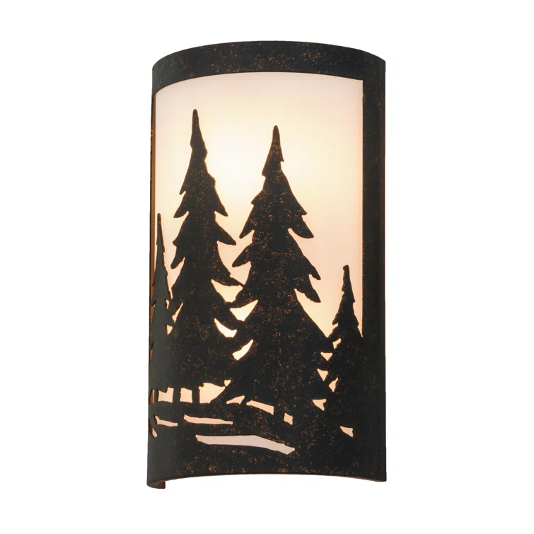 Meyda Lighting Rustic Lodge Flush Mounted Sconce