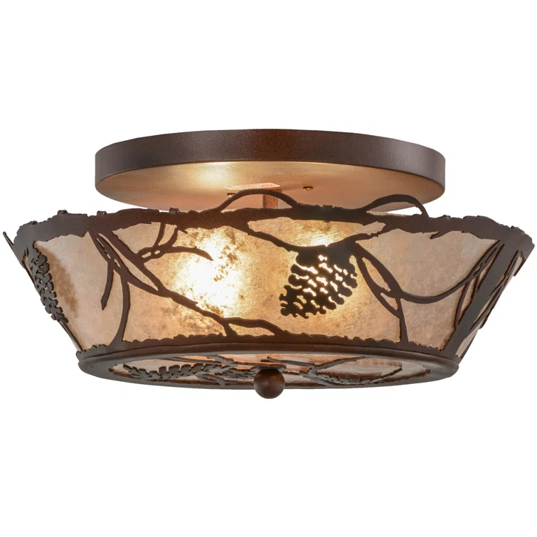Mica Semi Flush Mount