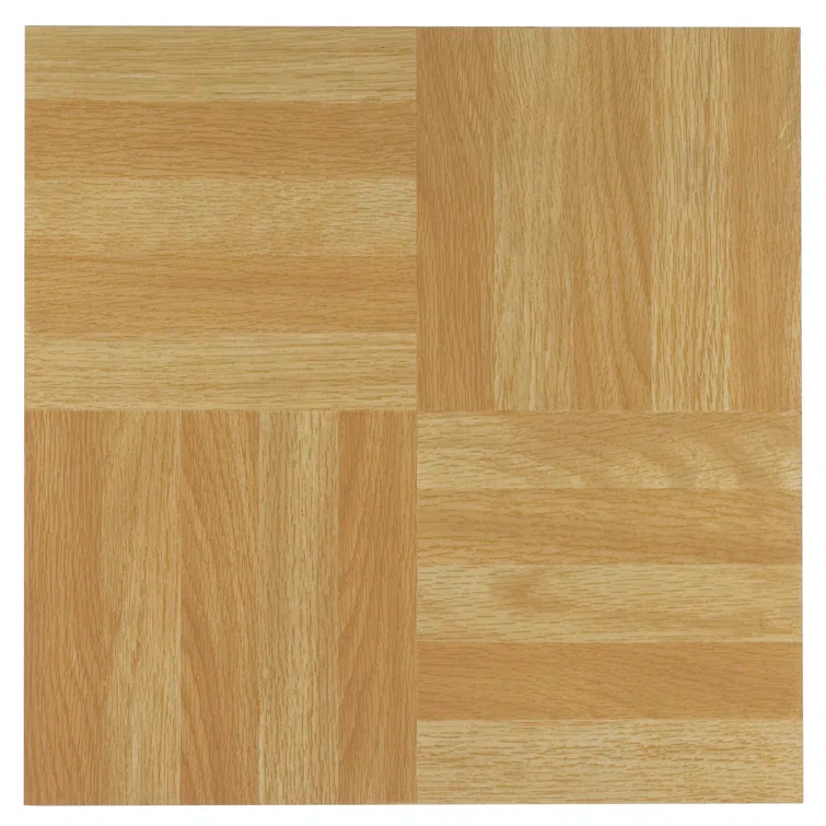 12" x 12" x 1.2mm Oak Vinyl Tile