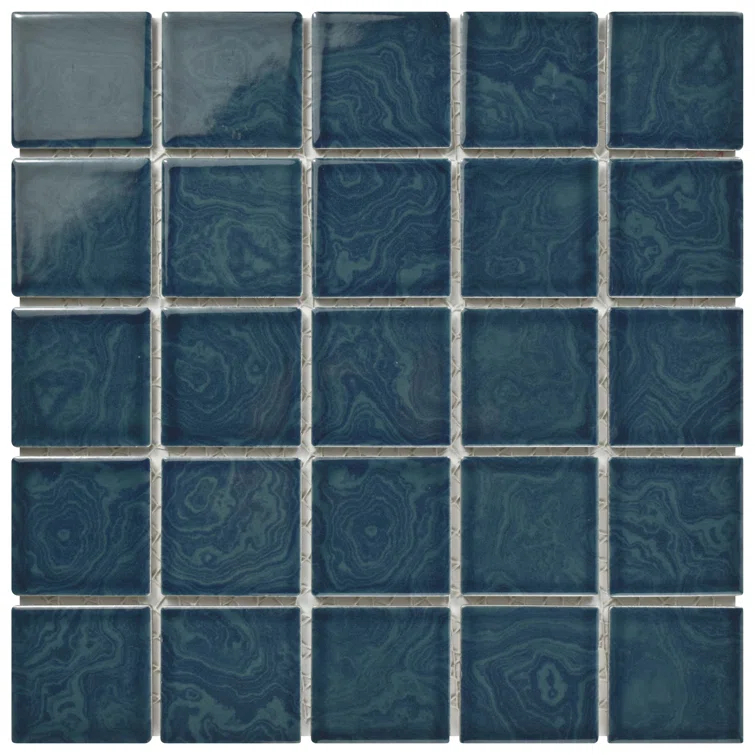 Resort 12 " x 12 " Porcelain Mosaic Floor & Wall Tile