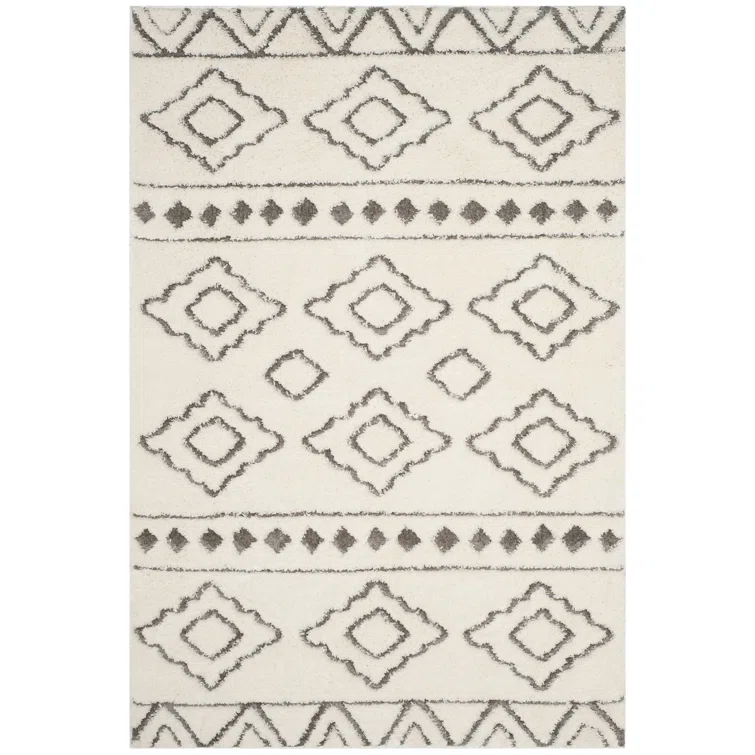 Albers Sparta Shag Geometric Indoor/Outdoor Rug