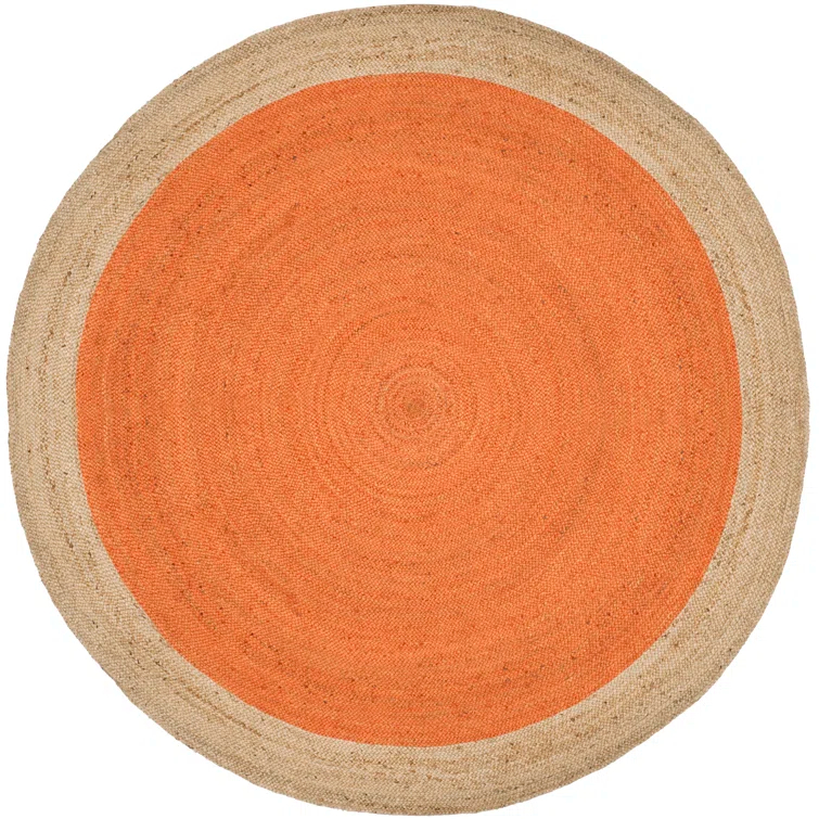 Vicksburg Natural Fiber Hand Woven Jute Chevron Rug