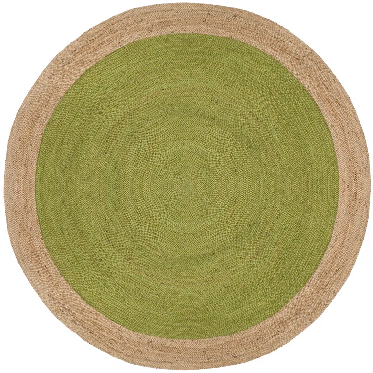 Vicksburg Natural Fiber Hand Woven Jute Solid Color Rug
