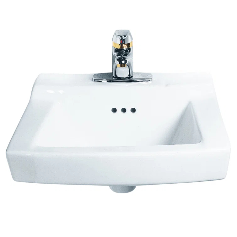 American Standard Comrade 18.25'' Ceramic Rectangular Bathroom Sink with Overflow