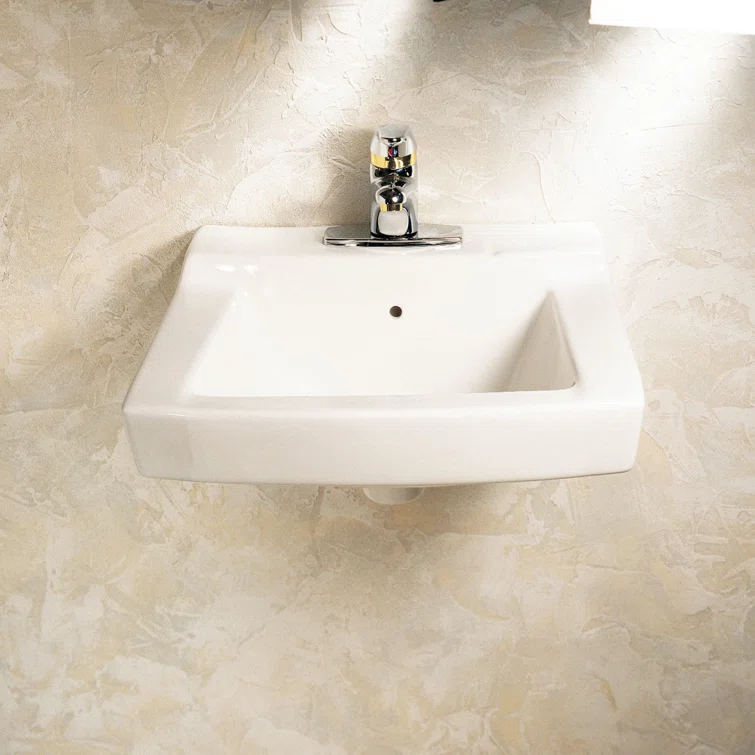 American Standard Comrade 18.25'' Ceramic Rectangular Bathroom Sink with Overflow