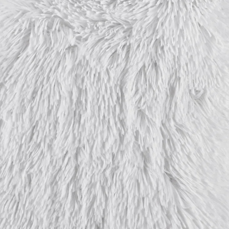 Faux Fur Reversible Throw Pillow (Set of 2)