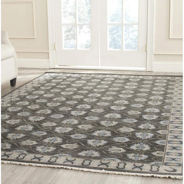 Oushak Hand Knotted Wool Oriental Rug