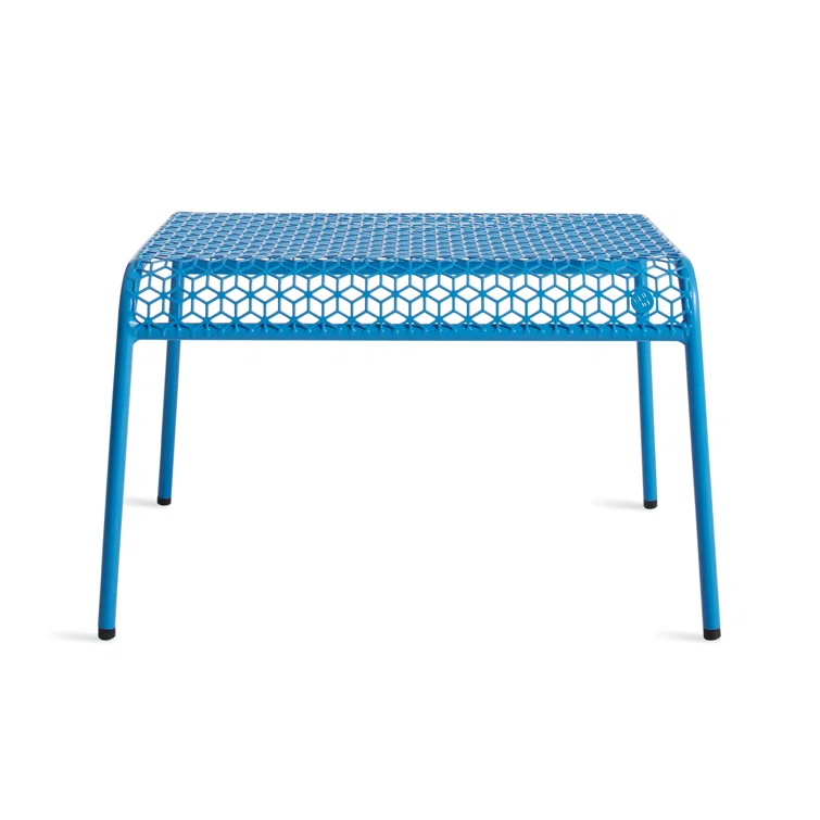 Hot Mesh Metal Outdoor Ottoman