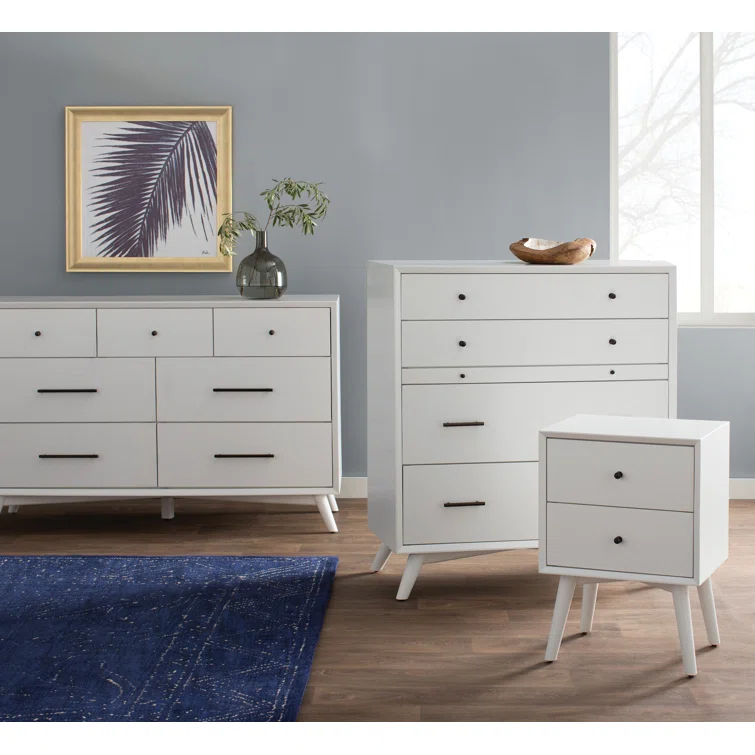 Williams 4 Drawer 38'' W Solid Wood Chest