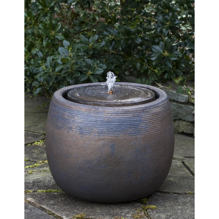 Campania International Boden Hand Crafted Weather Resistant Floor Fountain