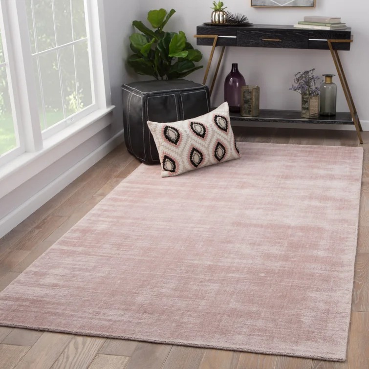 Oath Viscose Pink Rug