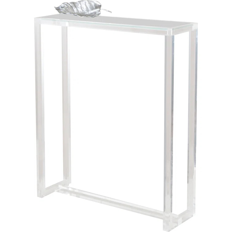 Ava 30'' Glass Top Console Table