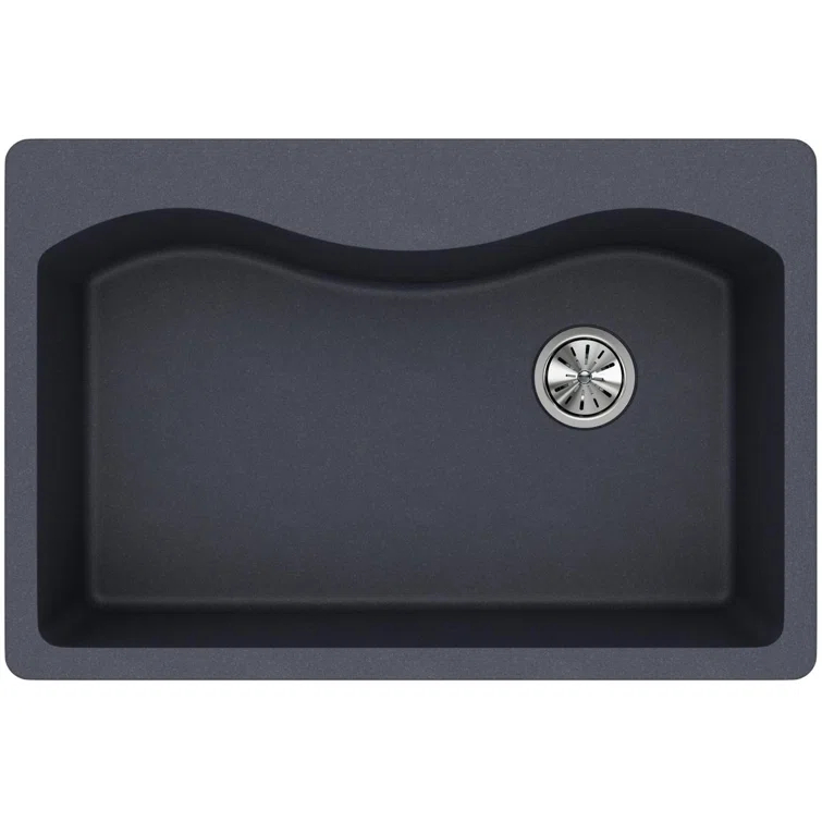 Quartz Classic 33" x 22" x 9-1/2" Drop-In Kitchen Sink