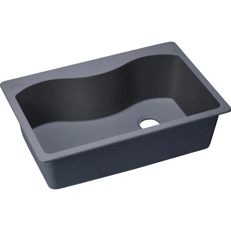 Quartz Classic 33" x 22" x 9-1/2" Drop-In Kitchen Sink