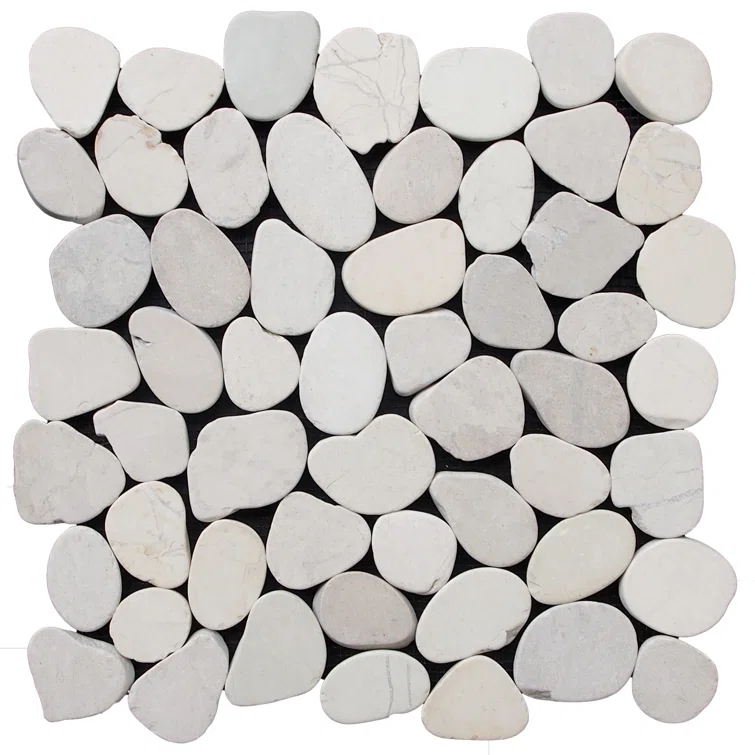 Sliced Pebble Mosaic Wall & Floor Tile