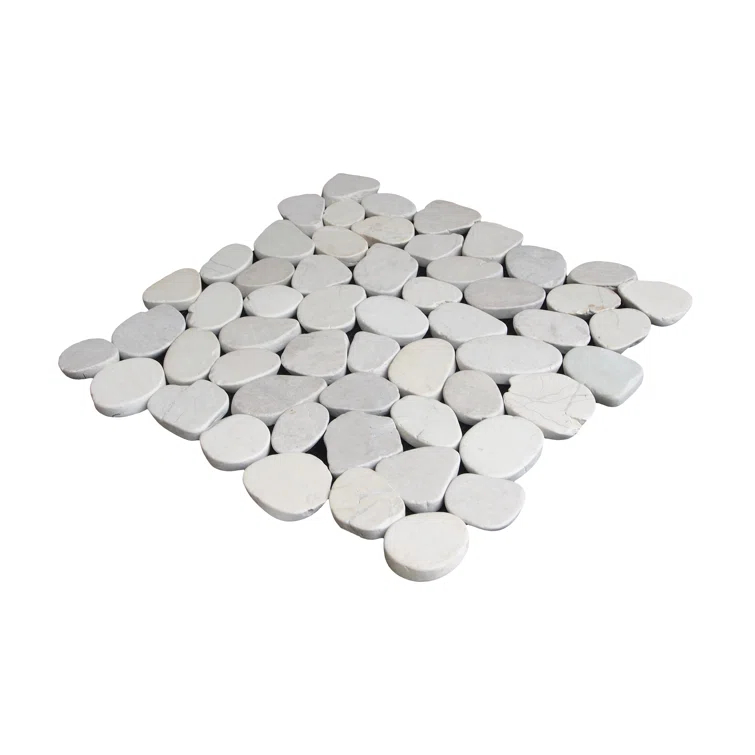 Sliced Pebble Mosaic Wall & Floor Tile