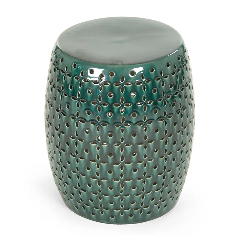 Zentique Lovell Ceramic Accent Stool