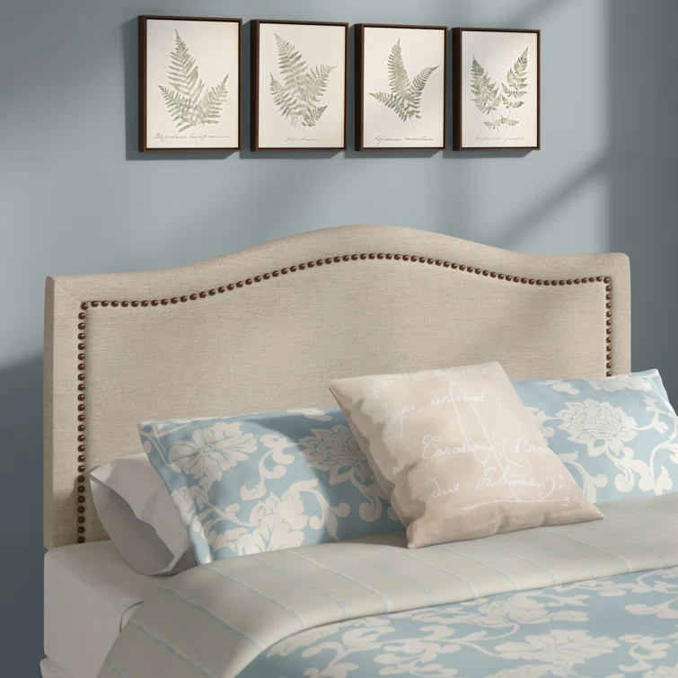 Gracie Oaks Clouchete Nadine Upholstered Nailhead Headboard