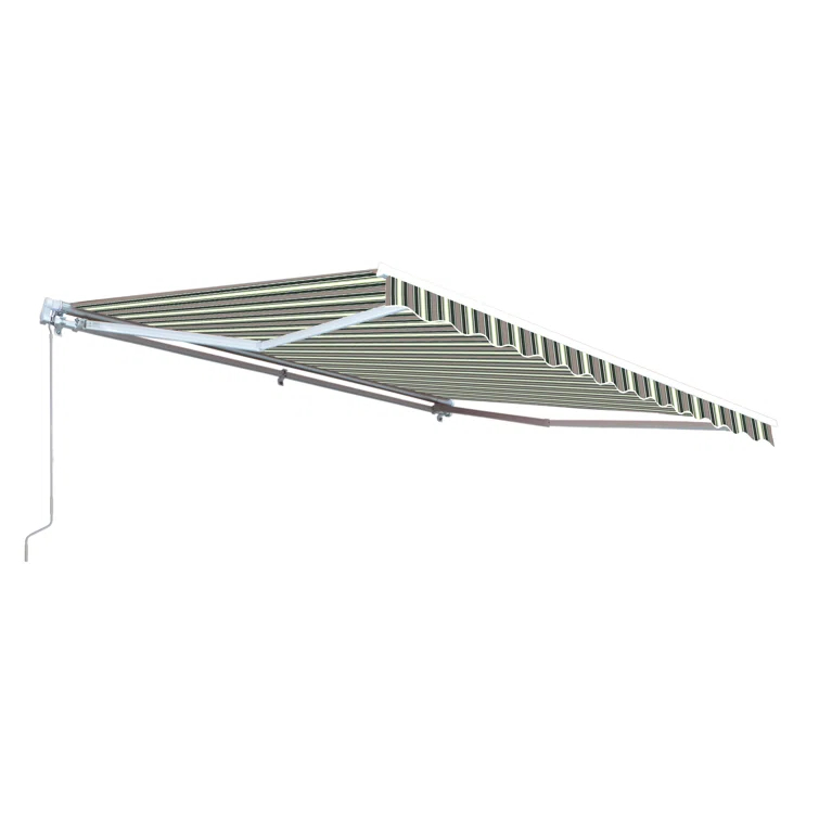 Retractable Patio Awning - White Frame