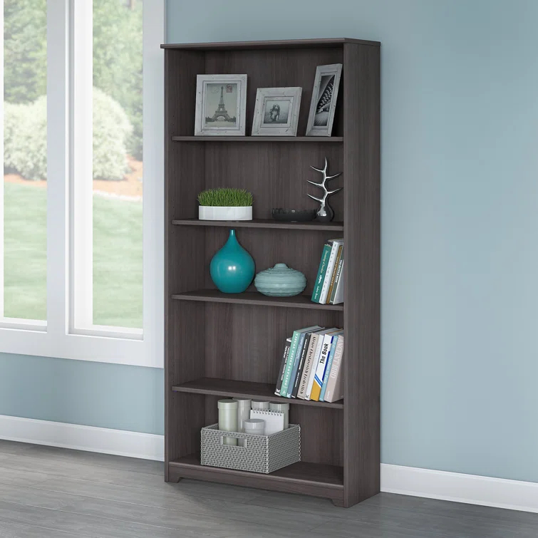 Shelonda 5 Shelf 66" Standard Bookcase