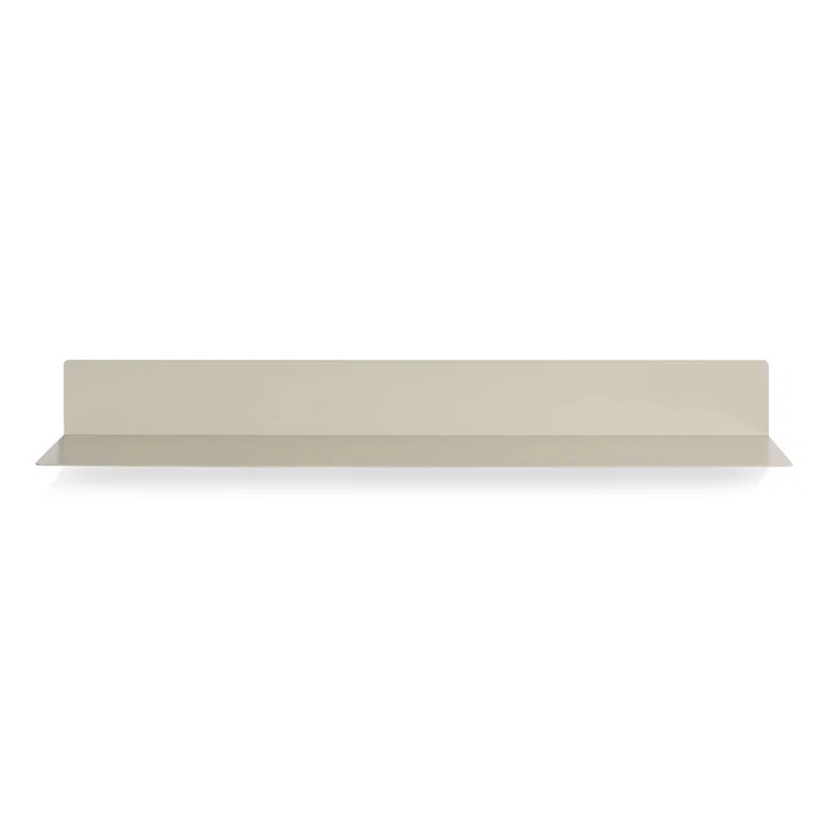 Minimalist Putty Steel Welf Large Wall Shelf, 40" W
