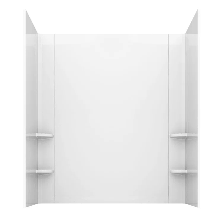 60'' x 30'' Walk-in Whirlpool Fiberglass Bathtub with Faucet