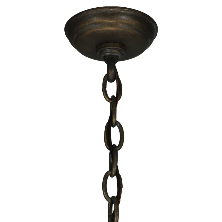 Standford 1 - Light Black Hills Gold Lantern Pendant