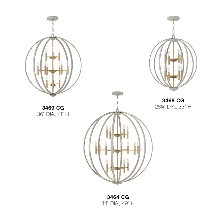 Hinkley Lighting - Euclid - 16 Light Extra Large 3-Tier Orb Chandelier in
