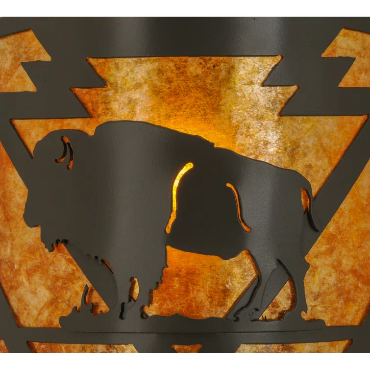 Steel Flush Mounted Sconce