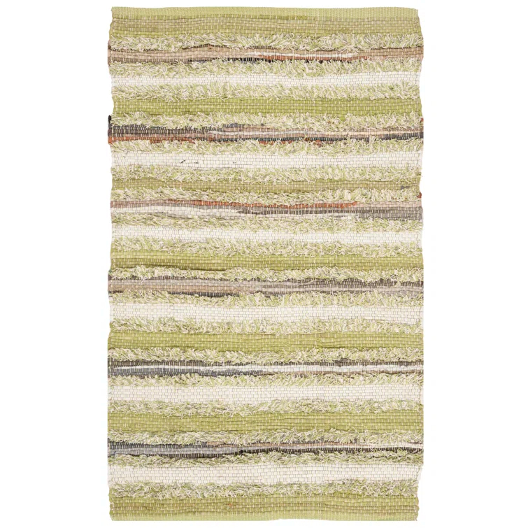 Bester Hand Woven Cotton Striped Rug