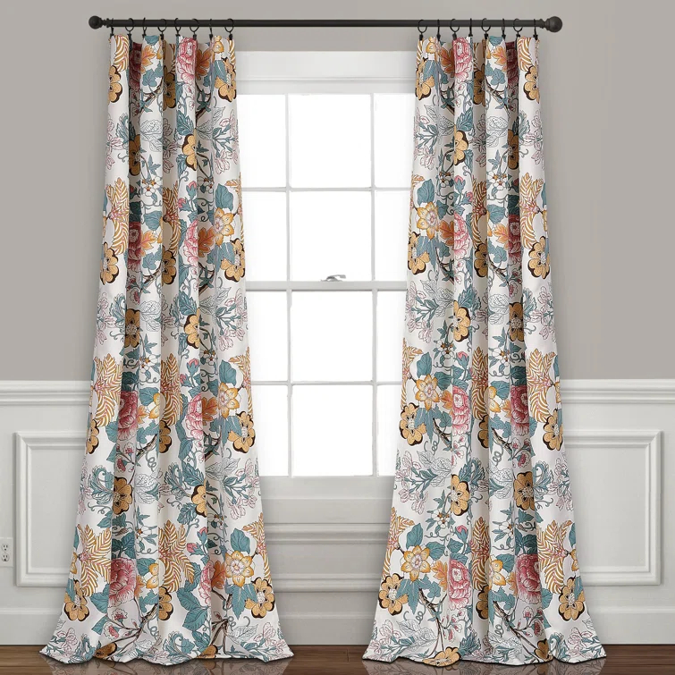 Lush Decor Polyester Room Darkening Curtain Pair (Set of 2)