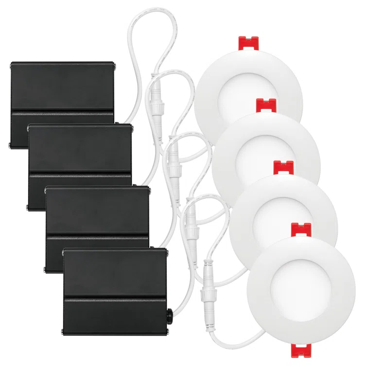 Ultra Slim 3'' Dimmable Air-Tight IC Rated Recessed Lighting Kit