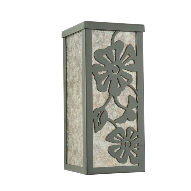 Rustic Lodge Flush Mounted Sconce