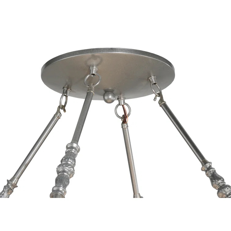4 - Light Nickel Unique/Statement Pendant