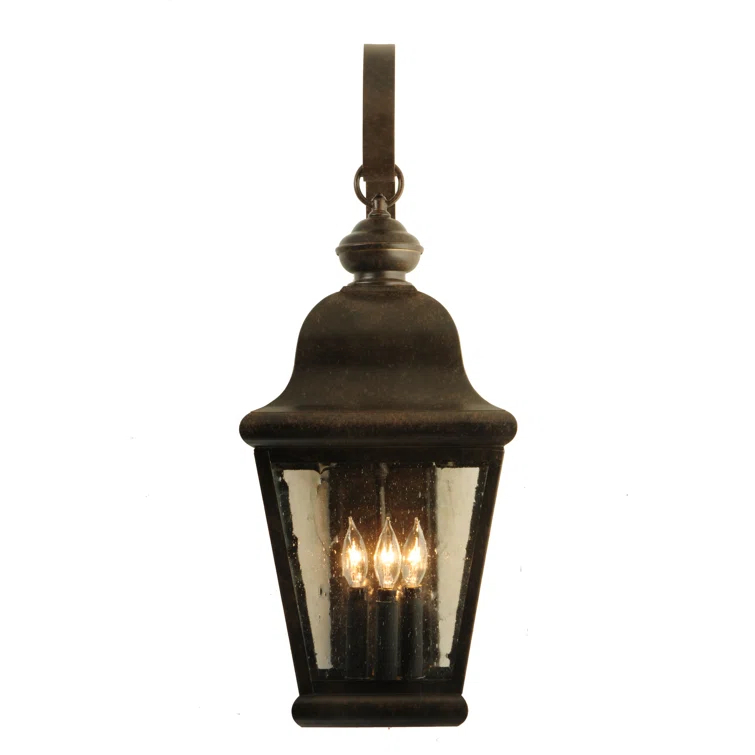 Rustic Lodge Solid Brass Wall Light
