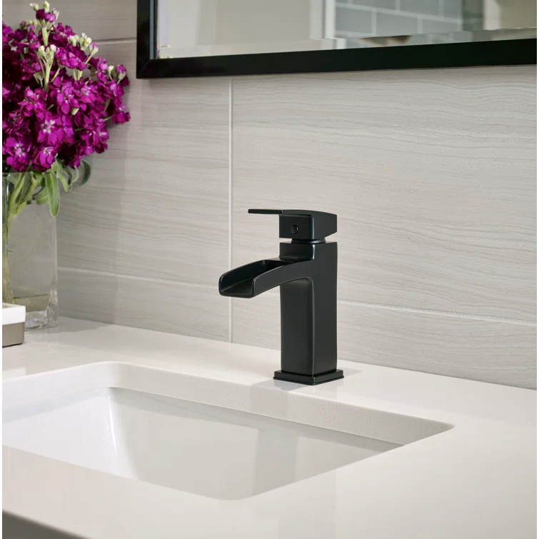 Kenzo Single Control Centerset Bathroom Faucet