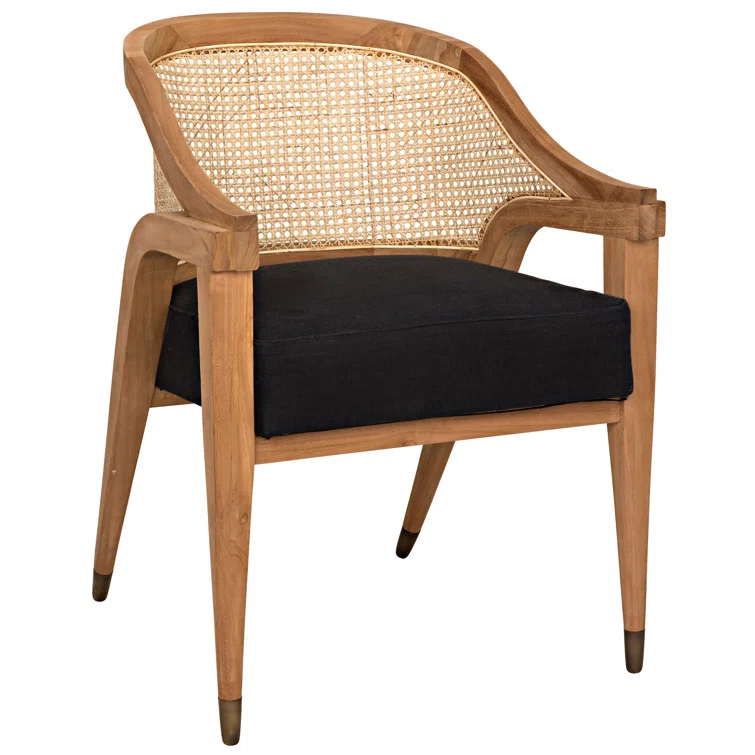 Noir Chloe Upholstered Armchair