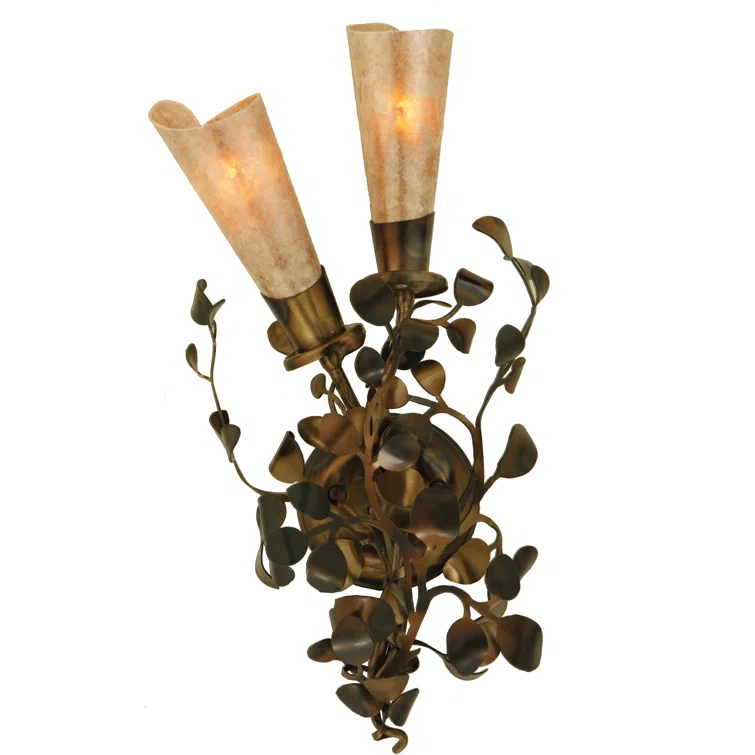 Rustic Lodge Armed Sconce