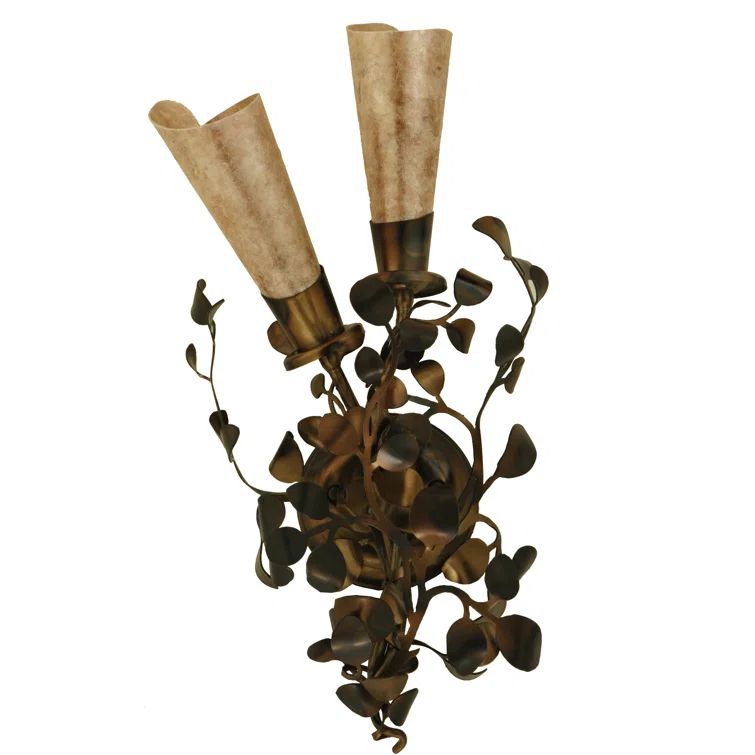 Rustic Lodge Armed Sconce