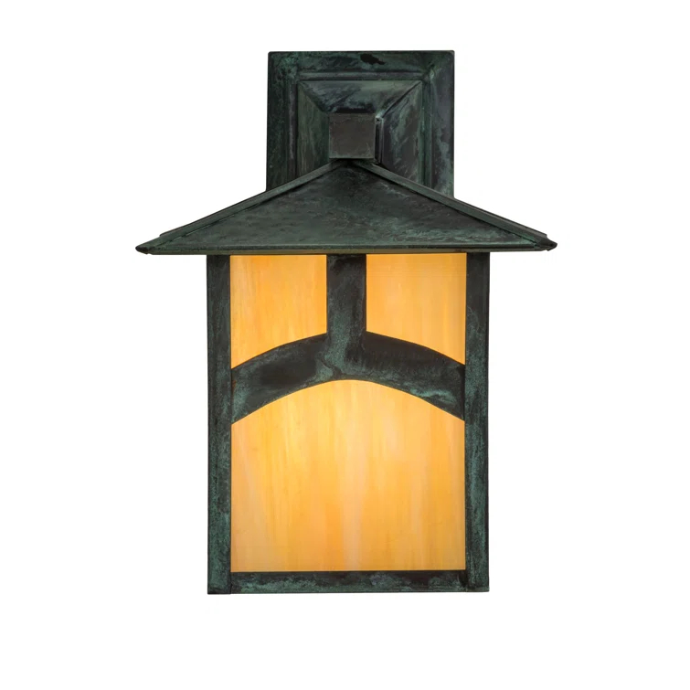 Rustic Lodge Solid Brass Wall Light