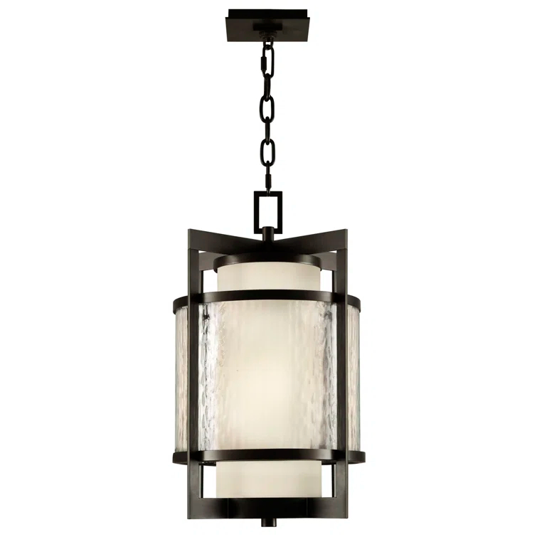 Singapore Moderne Outdoor 14" Outdoor Hanging Lantern