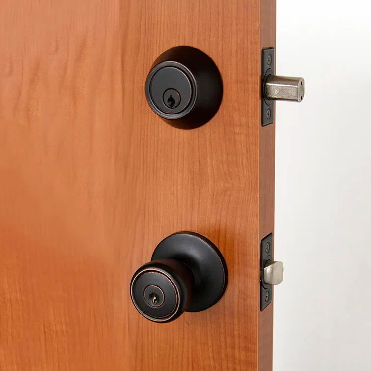 Complete Terrace Entry Knob Set with Deadbolt