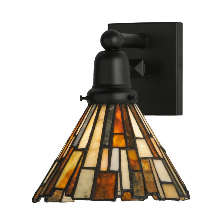 Meyda Lighting Meyda Tiffany & Stained Glass Copper Armed Sconce