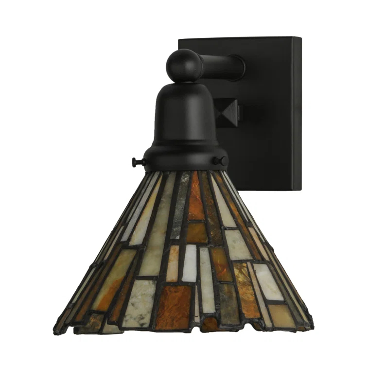 Meyda Lighting Meyda Tiffany & Stained Glass Copper Armed Sconce