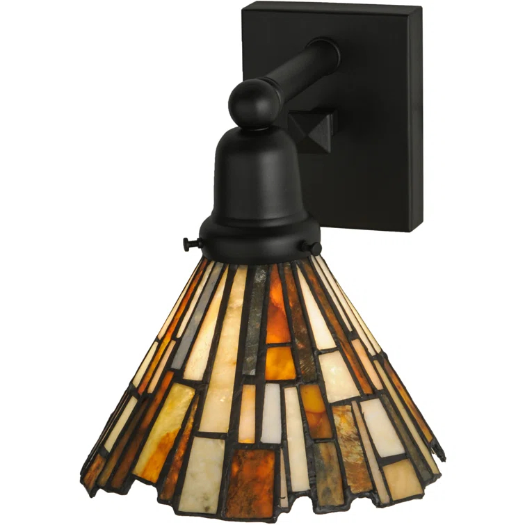 Meyda Lighting Meyda Tiffany & Stained Glass Copper Armed Sconce