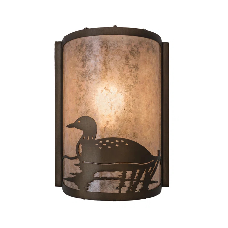 Meyda Lighting Rustic Lodge Flush Mounted Sconce
